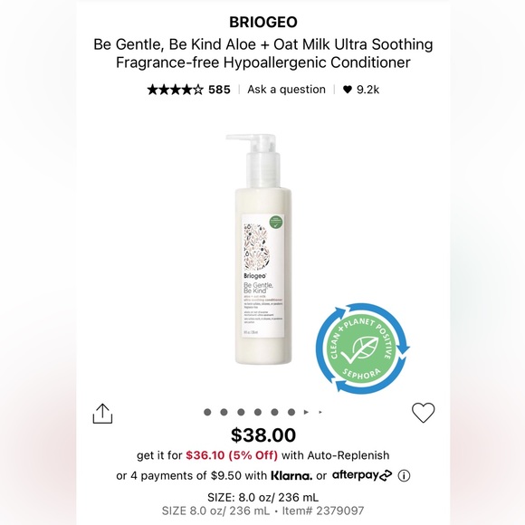 Briogeo shampoo and conditioner - Picture 5 of 5